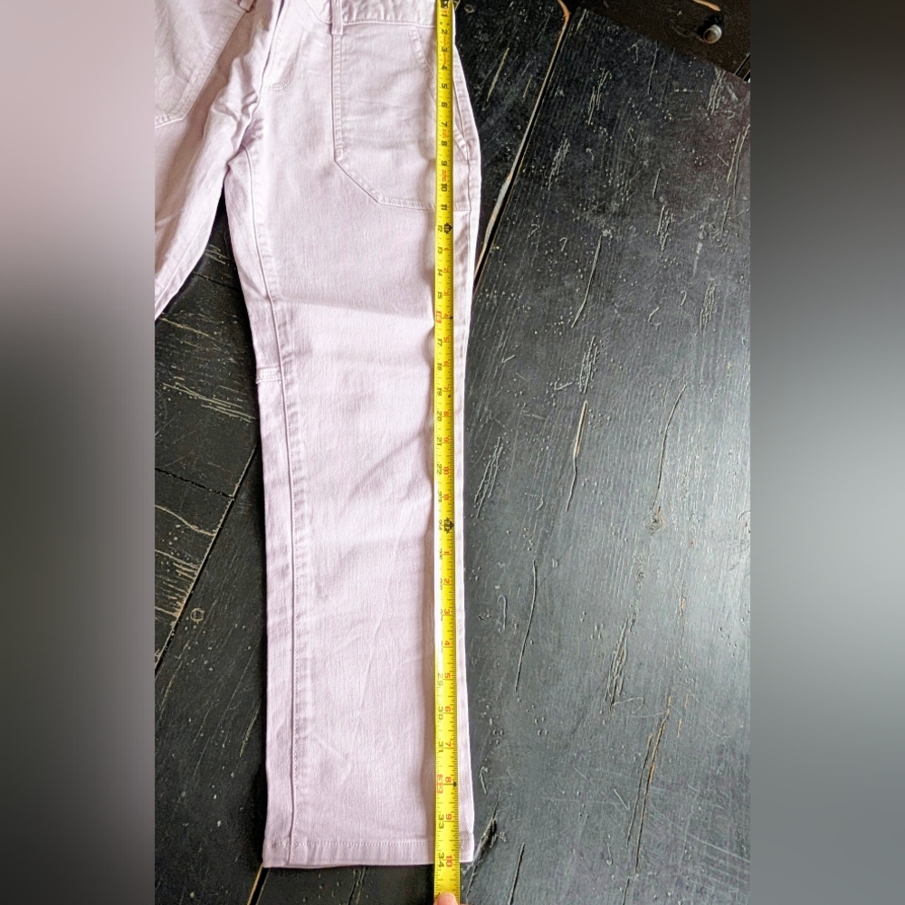Banana Republic Women's Sloan Lt Pink Jeans 2000s Preppy Chic Size 4 Petite - Picture 8 of 9